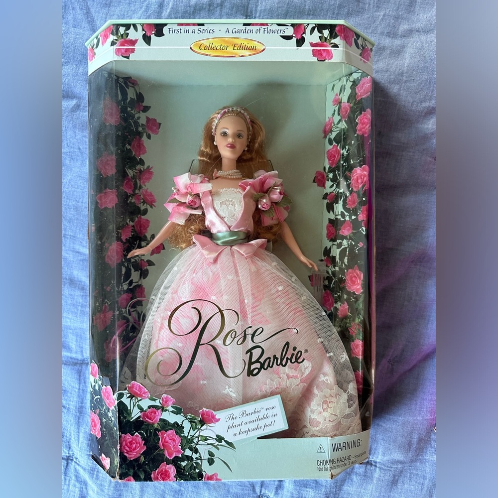 1999 Rose Barbie in box